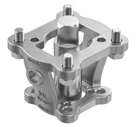 Festo Mounting Bracket DARQ-K-V-F10S22-F05S14-R1, For Use With Pneumatic Cylinder & Actuator