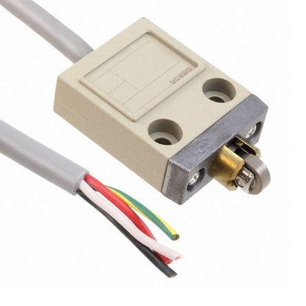 Omron D4C Series Roller Plunger Limit Switch, SPDT, IP67