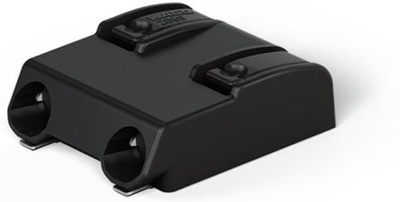 WAGO 2060 Series PCB Terminal Block, 2-Contact, 8 mm Pitch, Push-In Cage Clamp, 1 Row