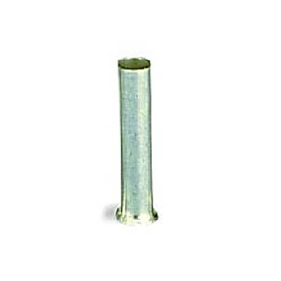 WAGO, 216 Uninsulated Ferrule, 8 mm Pin Length, 2.8 mm Pin Diameter, Silver from 16 AWG