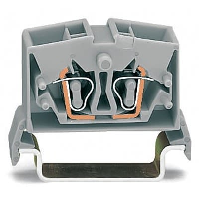 WAGO 264-731-1 264 Series Terminal Block Grey, 2.5mm², 1-Level, Cage Clamp