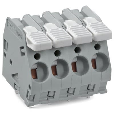 WAGO 2706 Series PCB Terminal Block, 2-Contact, 7.5 mm Pitch, PCB, 1 Row