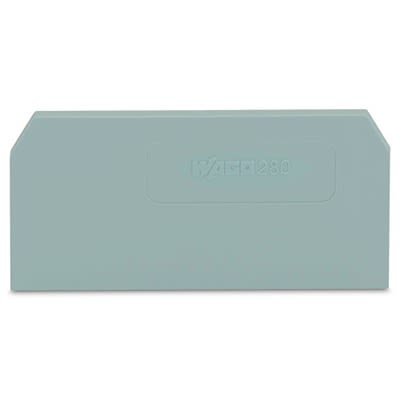 WAGO 280 Series End & Intermediate Plate for Use with 280 Series Terminal Blocks