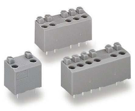 WAGO 735 Series PCB Terminal Block, 2-Contact, 5 mm Pitch, PCB, 1 Row