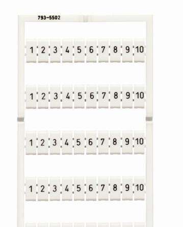 WAGO 45931 Marking Card for use with WMB or WMB marker card