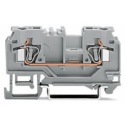 WAGO 880-901-1 880 Series Terminal Block Grey, 4mm², 2-Level, Cage Clamp