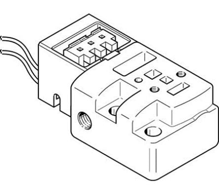 Festo MHP1 series Metric Sub-Base for use with Valves, 197190