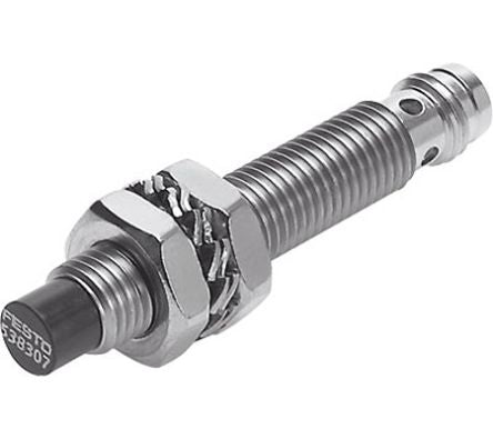 Festo SIEF-M8NB-PS-S-L Threaded Barrel Inductive Proximity Sensor, M8 NPN SIEF 30V 4 mm 30 V dc 150mA
