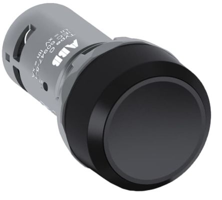 ABB, 1SFA61 Black Pilot Push Button Switch, IP66, IP67, Round, 300V