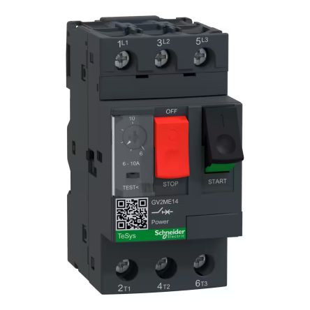 Schneider Electric 10A, 6 A GV2ME Motor Protection Circuit Breaker, 690V, 60 °C, -20 °C