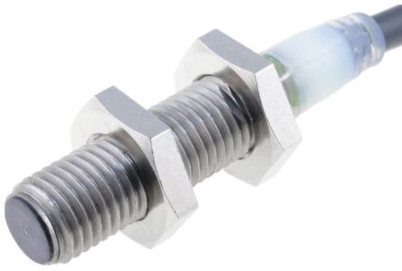 Omron E2A-S08KS02-WP-C1 2M Threaded Barrel Inductive Proximity Sensor, M8 NPN E2A 32V 30 mm 1000 V ac 32 V dc 200mA