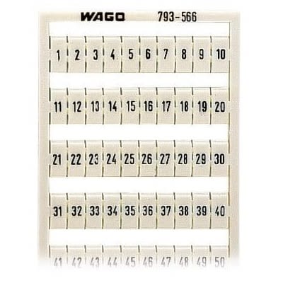 WAGO Marker Card for use with Terminal Block