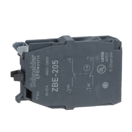 Schneider Electric Harmony Series Contact Block, 60V, 1 NO/1 NC