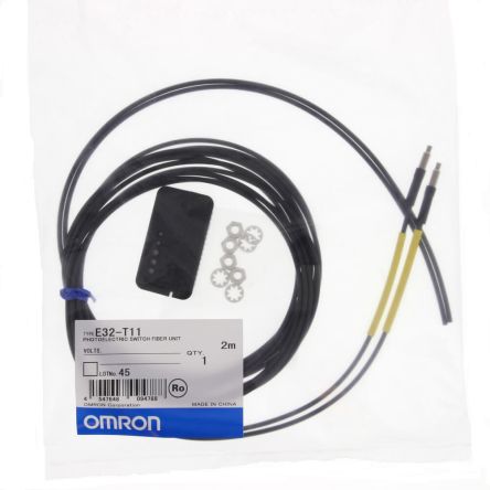 Omron Plastic Fibre Optic Sensor, NPN/PNP Output, IP67 24V