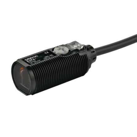Omron Diffuse Photoelectric Sensor, Cylindrical Sensor