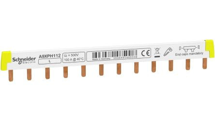 Schneider Electric Acti9 Acti9 1 Phase Busbar, 415 V ac, 18 mm Pitch
