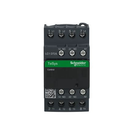 Schneider Electric TeSyS D Contactor, 120V ac Coil, 4-Pole, 25 A 120V ac, 4 NO, 600V ac