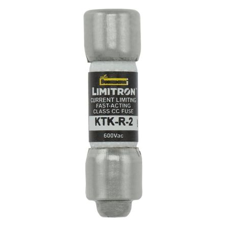 Eaton 2A F Melamine Cartridge Fuse, 10 x 38 mm