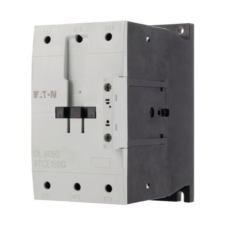 Eaton DILM Contactor, 24V dc Coil, 3-Pole, 150 A, 75 kW 24V dc, 3 NO, 400V ac