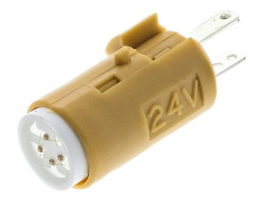 Omron Yellow Indicator Lamp, 24V dc, 16 mm Diameter
