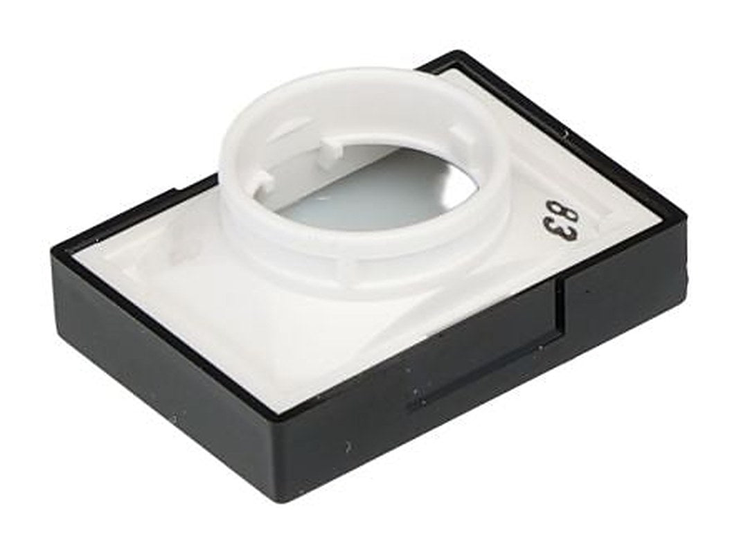 Omron Black Rectangular Push Button Lens for Use with A16 Series