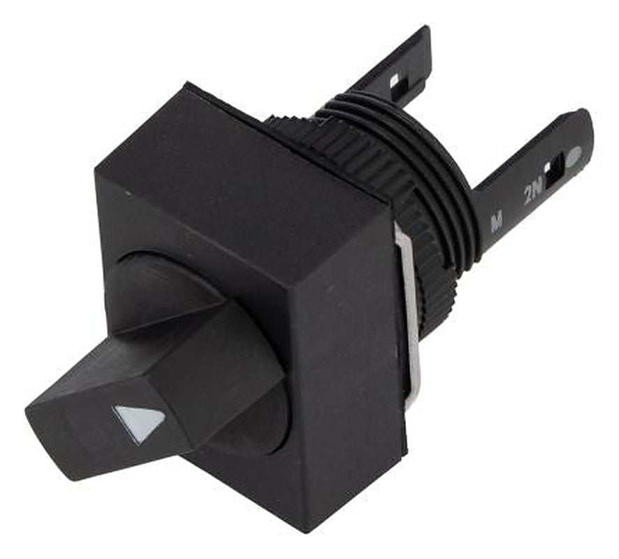 Omron A165S Series 2 Position Selector Switch Head, 16 mm Cutout, IP65