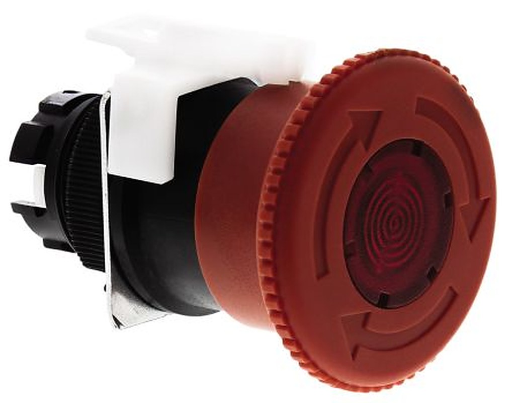 Omron A22E Series, Twist Release, Emergency Stop Push Button Head