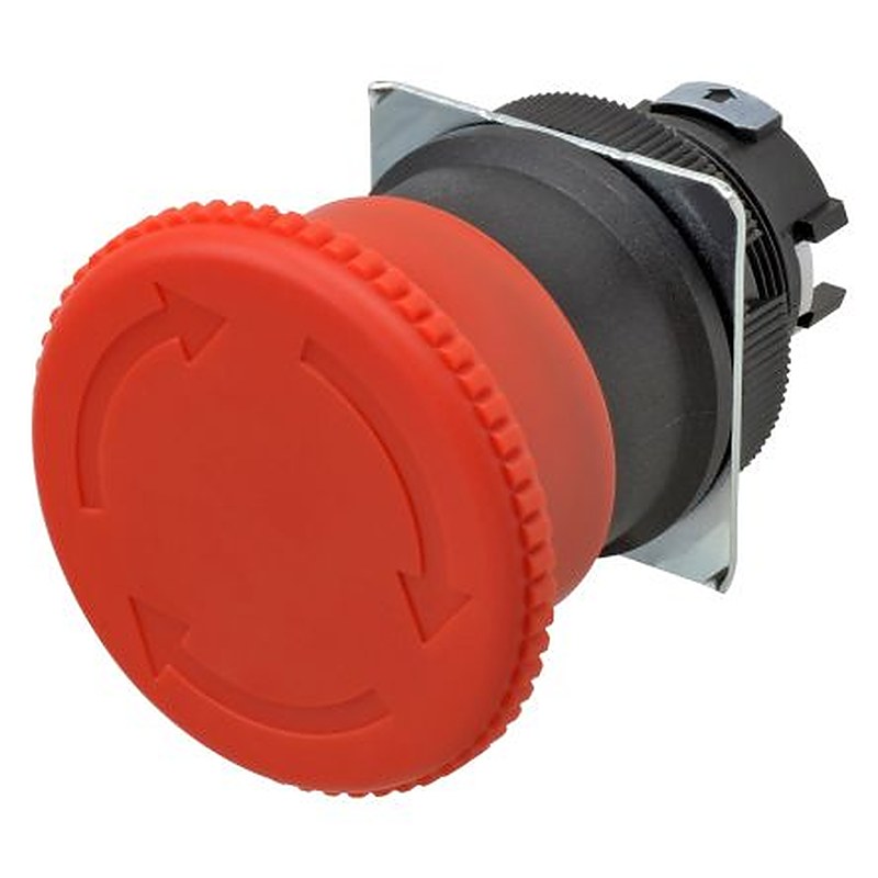 Omron A22NE Series, Turn Reset, Emergency Stop Push Button Head 40 mm Diameter
