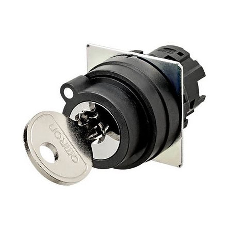Omron A22NZ 2-position Selector Switch, Latching, 22 mm Cutout