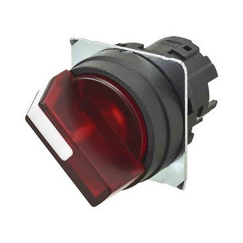 Omron A22NW Series 2 Position Illuminated Selector Switch Head, 22 mm Cutout, IP66