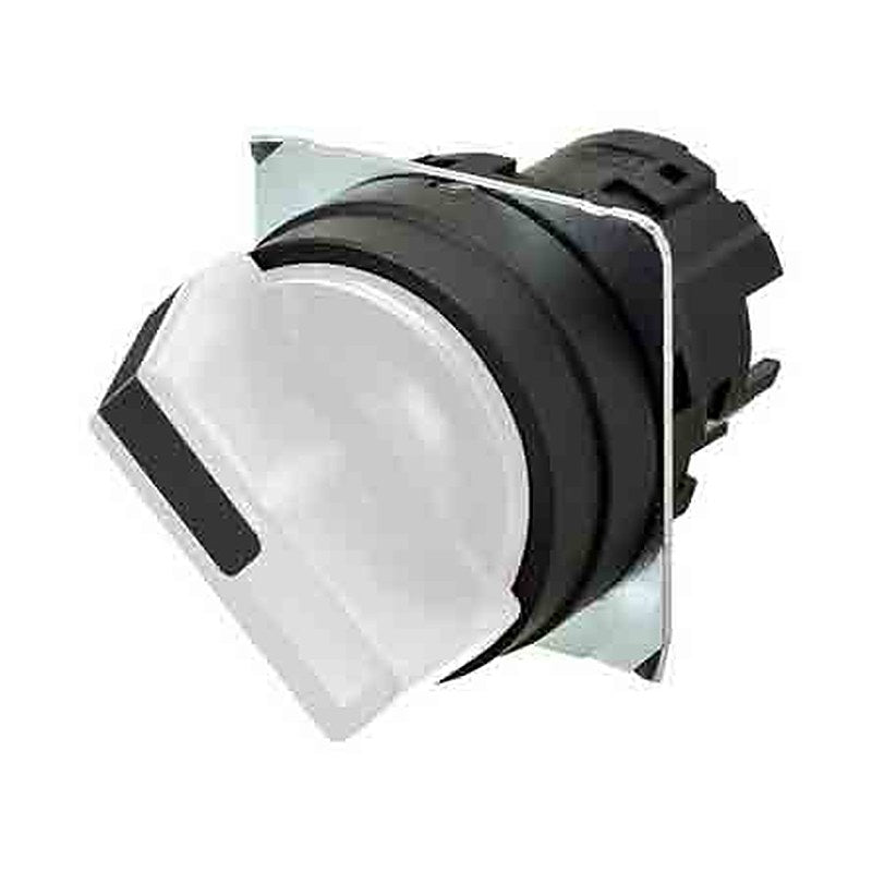 Omron A22NZ Series 2 Position Illuminated Selector Switch Head, 22 mm Cutout, IP66