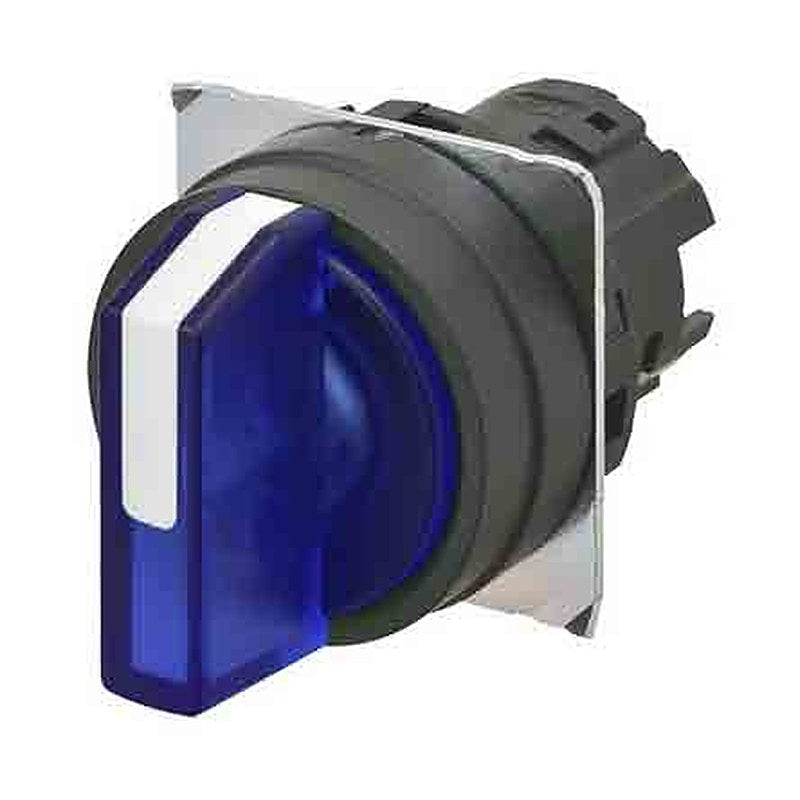 Omron A22NZ Series 3 Position Illuminated Selector Switch Head, 22 mm Cutout, IP66