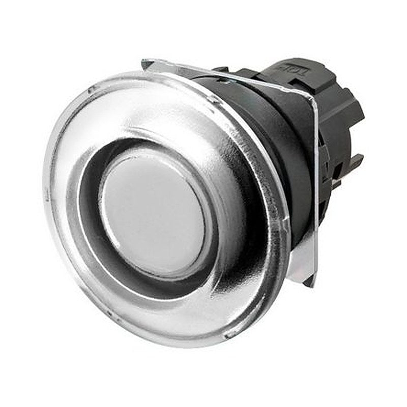 Omron A22N Series White Momentary Push Button Head, 22 mm Cutout, IP69K, IP67, IP66
