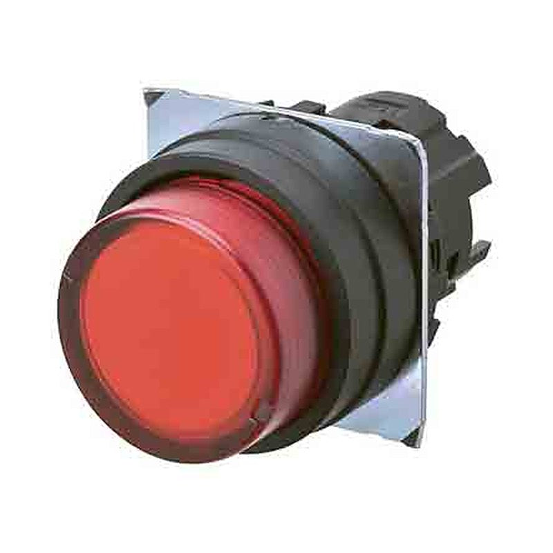 Omron A22NZ Series Red Momentary Push Button Head, 22 mm Cutout, IP66, IP69K, IP67
