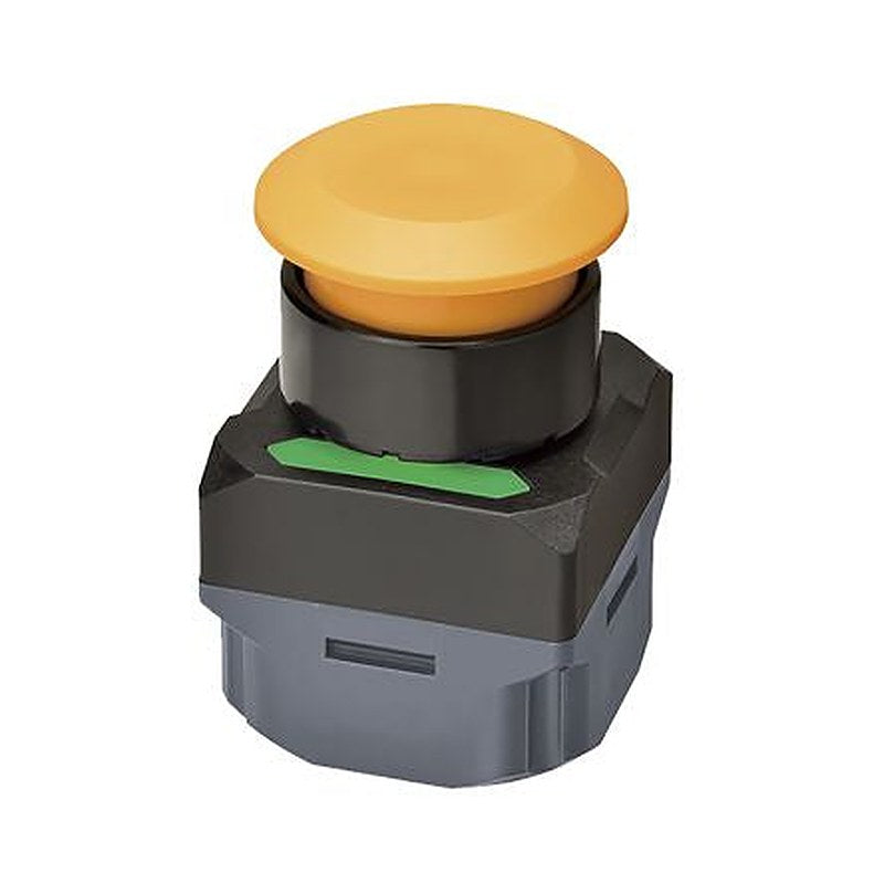 Omron A2W Series Illuminated Push Button Switch, Momentary, 24 mm Cutout, Green, Red, Yellow LED, IP65, 30 V dc