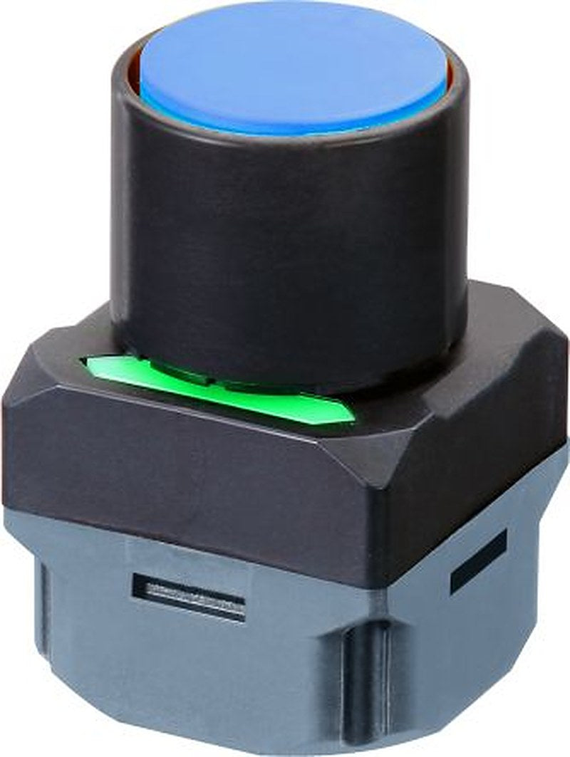 Omron A2W Series Illuminated Push Button Switch, 40 mm Cutout, Green, Red, Yellow LED, IP65, 24 V dc