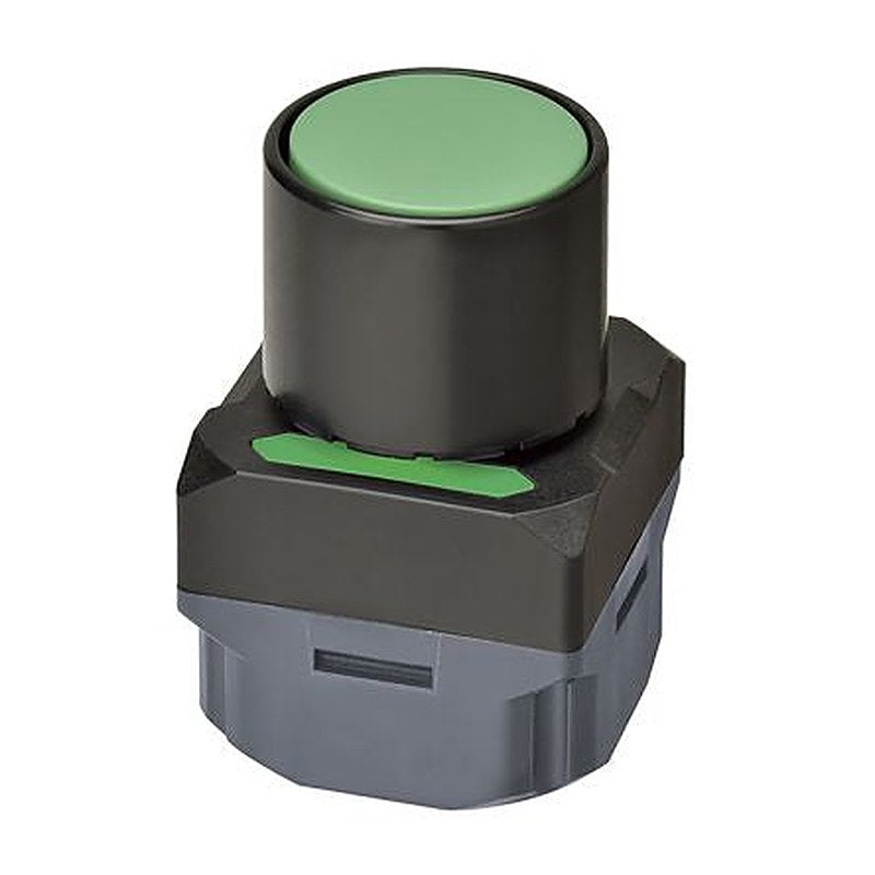 Omron A2W Series Illuminated Push Button Switch, DIN Rail, 34.4 mm Cutout, Green, Red, Yellow LED, IP65