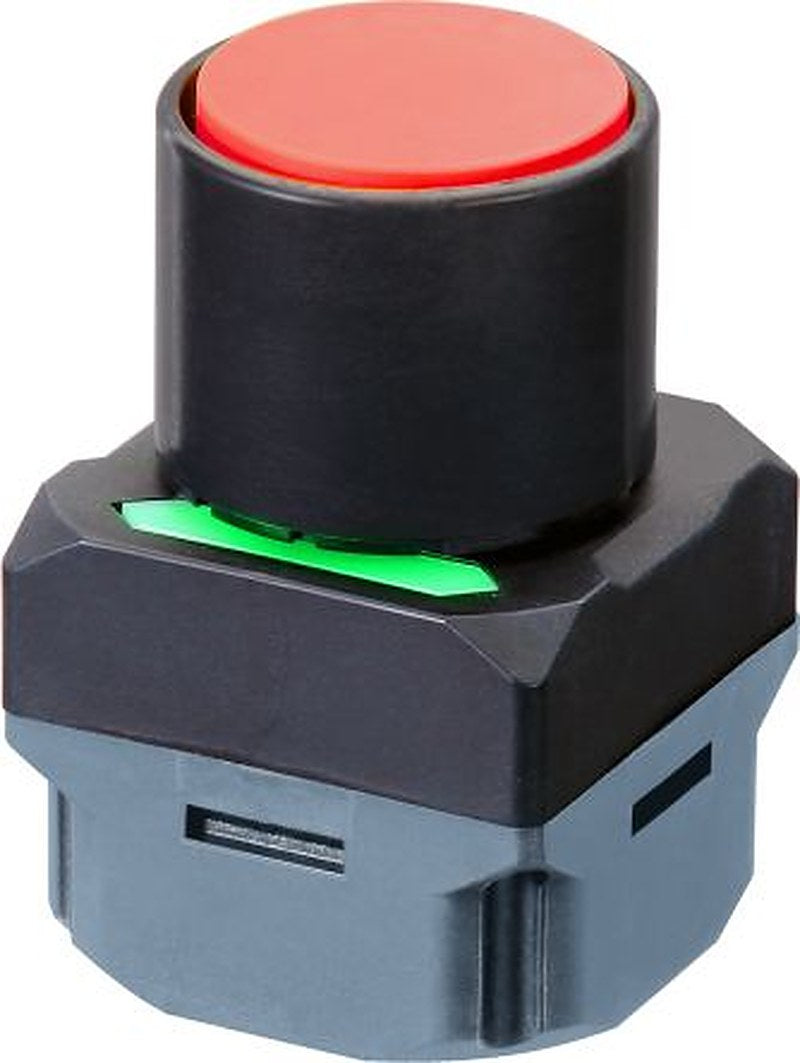 Omron A2W Series Illuminated Push Button Switch, Momentary, Green, Red, Yellow LED, IP65, 30 V dc