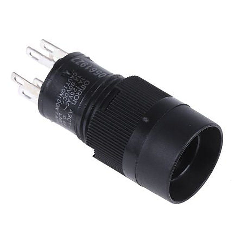 Omron A3C Series Illuminated Push Button Switch, Latching, Panel, 12 mm Cutout, SPST, Green, Red, White, Yellow LED,