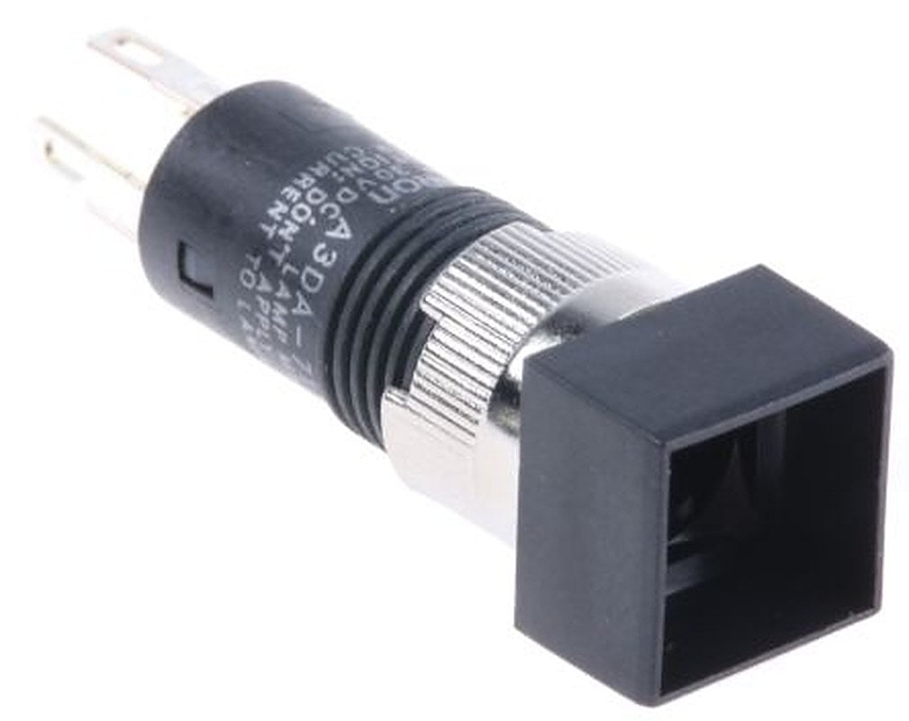 Omron A3d Series Illuminated Push Button Switch, Momentary, Panel, 8 mm Cutout, SPST, Green, Red, White, Yellow LED,