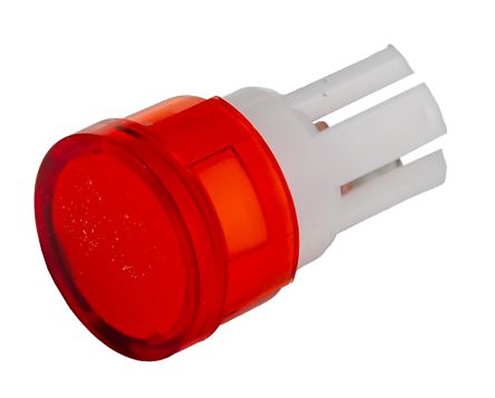 Omron Red Round Push Button Lens for Use with A3D Series