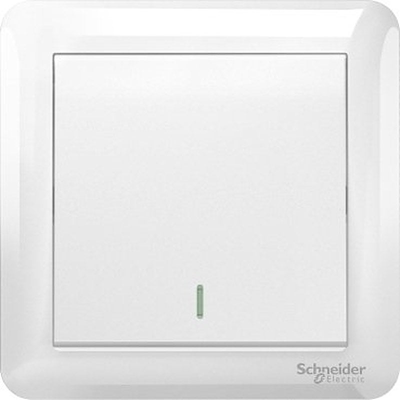 10AX 250V 1 Gang 1 Way Switch, White (10AX 250V 1 Gang 1 Way Switch White) is a Schneider Electric product. Designed for reliable performance and long service life. Available across Iraq — contact us for pricing and delivery options.