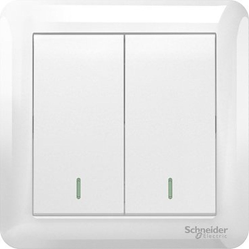 10AX 250V 2 Gang 2 Way Switch, White (10AX 250V 2 Gang 2 Way Switch White) is a Schneider Electric product. Designed for reliable performance and long service life. Available across Iraq — contact us for pricing and delivery options.