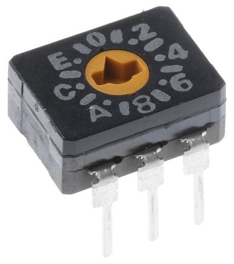 Omron Rotary Flush Rotary Coded DIP Switch Through Hole