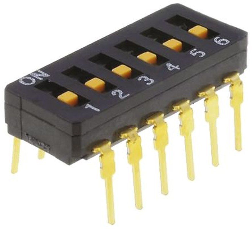 Omron Slide Rotary Coded DIP Switch Through Hole