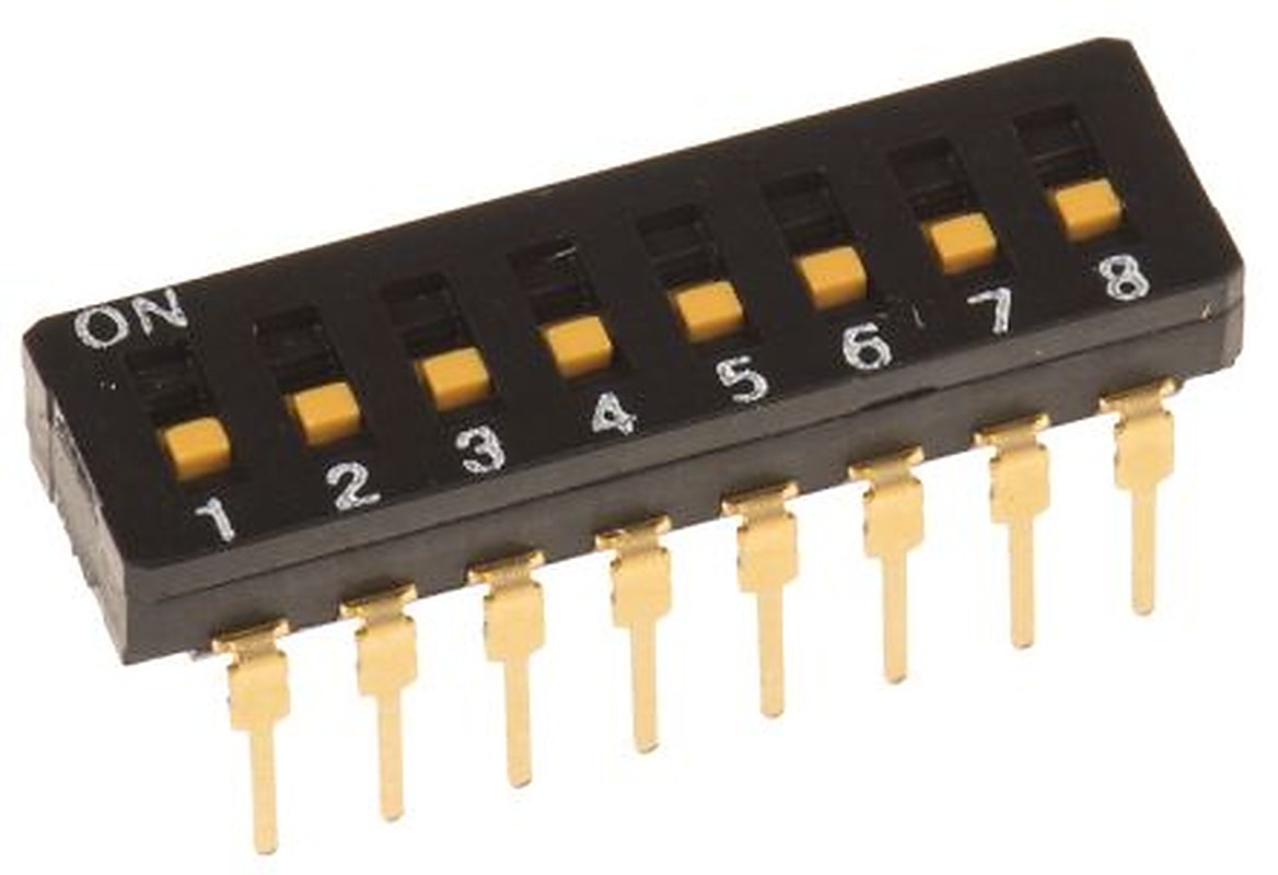 Omron Slide Rotary Coded DIP Switch Through Hole