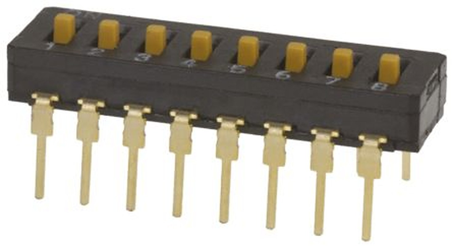 Omron Slide Rotary Coded DIP Switch Through Hole