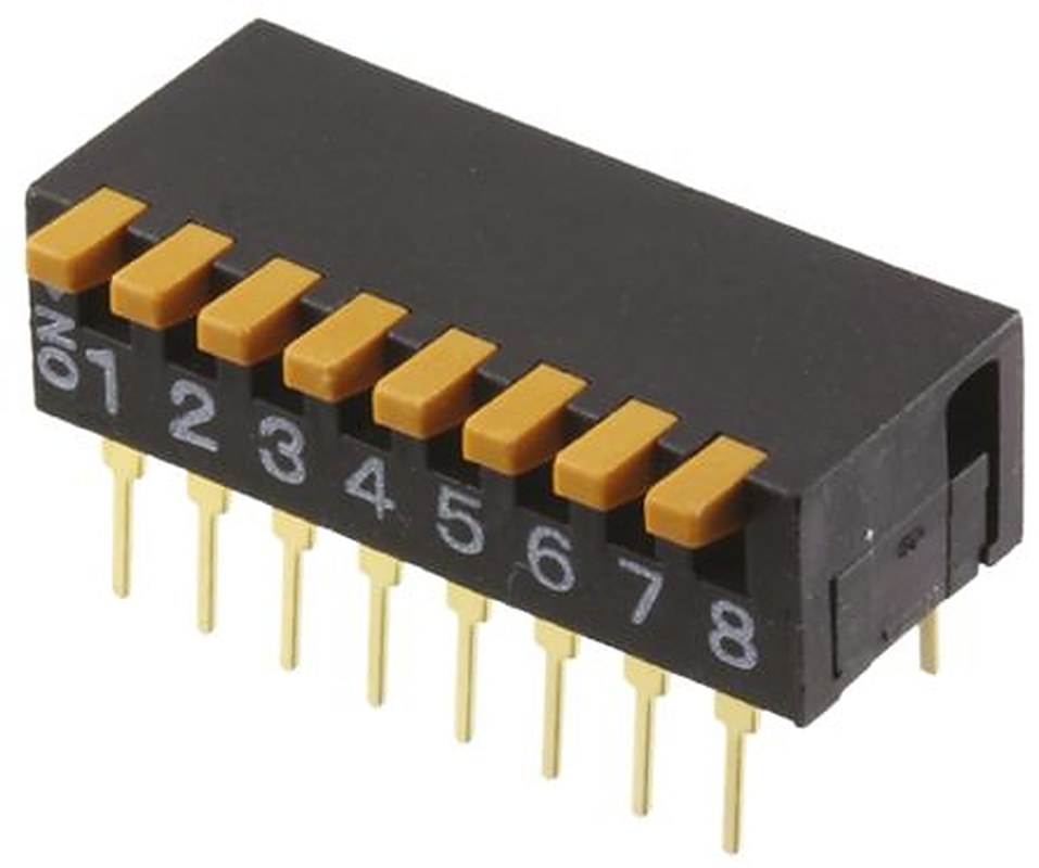 Omron Piano Rotary Coded DIP Switch Through Hole
