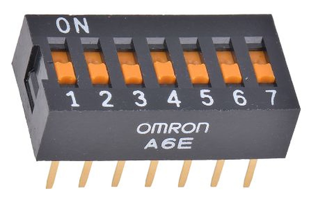 Omron Slide Rotary Coded DIP Switch Through Hole