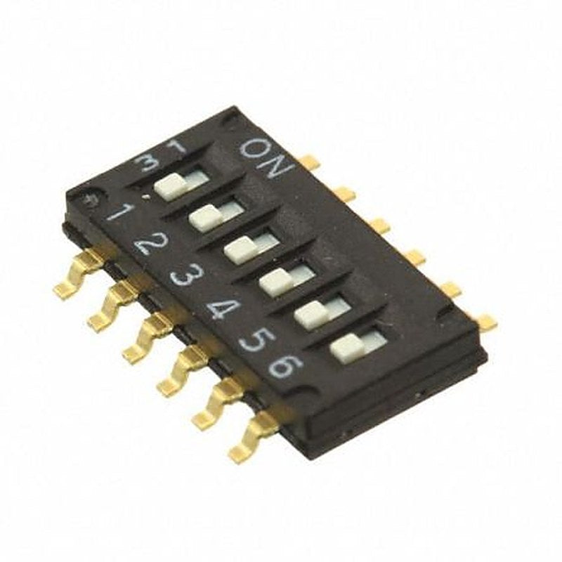 Omron Flat DIP Switch Panel Mount Through Hole